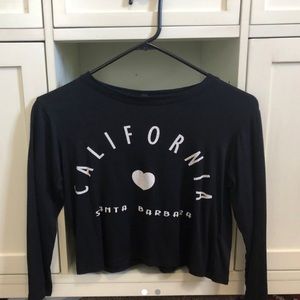 Crop Top Long Sleeve California